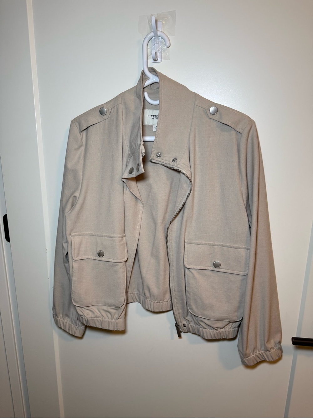 Liverpool Beige Bomber Jacket